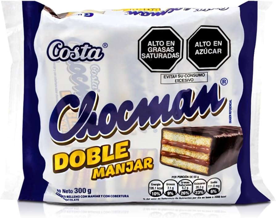 Costa Chocman Doble Manjar x6 unid