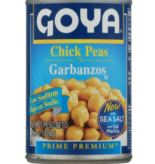 Chick Peas Low Sodium 15,5oz