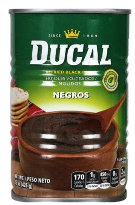 Ducal Black Refried Bean 15oz