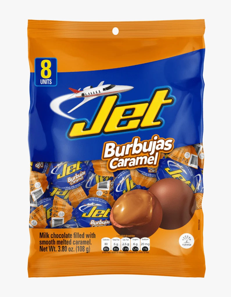 Jet Burbuja Caramel x8