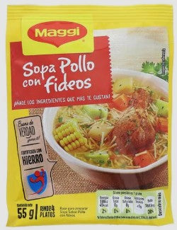 Maggi Sopa de Pollo con Fideos