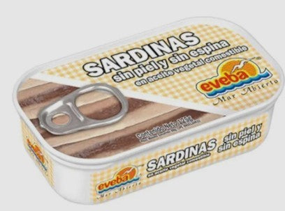 Sardinas sin piel y sin espina