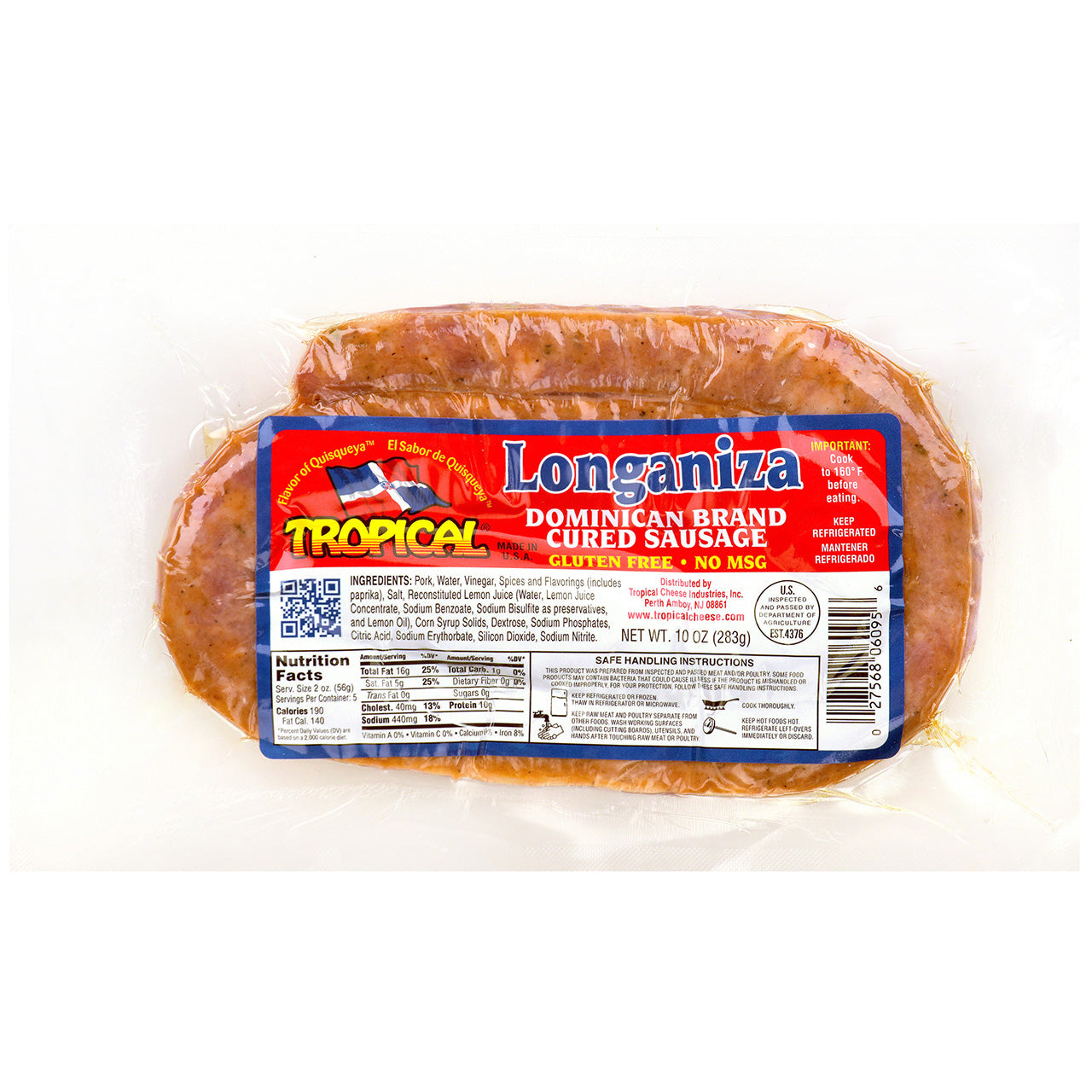 Dominican Longaniza 10 oz